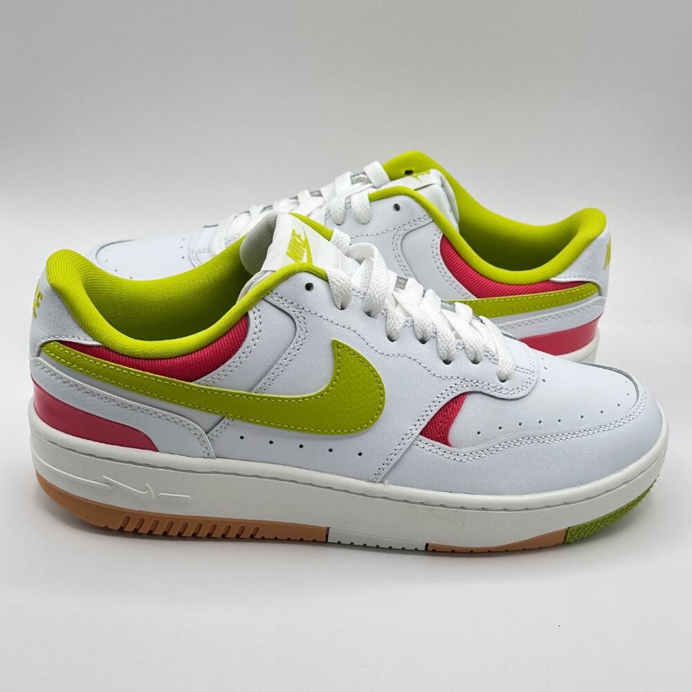 Women's  Nike Gamma Force White Bright Cactus HJ7338 100 - Sz 10(Men 8.5) NEW - Picture 8 of 11
